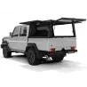 Hardtop Explorer noir lisse Toyota Land Cruiser 79 double cabine 1999+ Alu-Cab